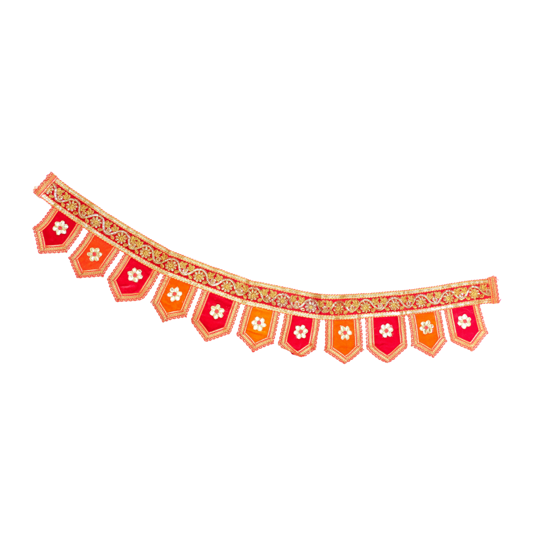 Festive Floral Toran - Elegant Door Hanging