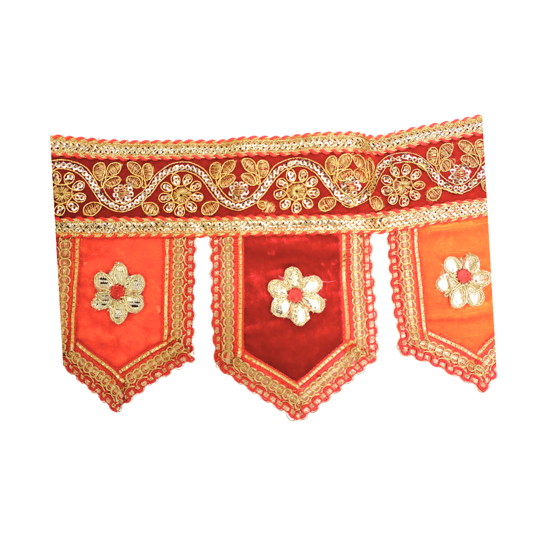 Festive Floral Toran - Elegant Door Hanging