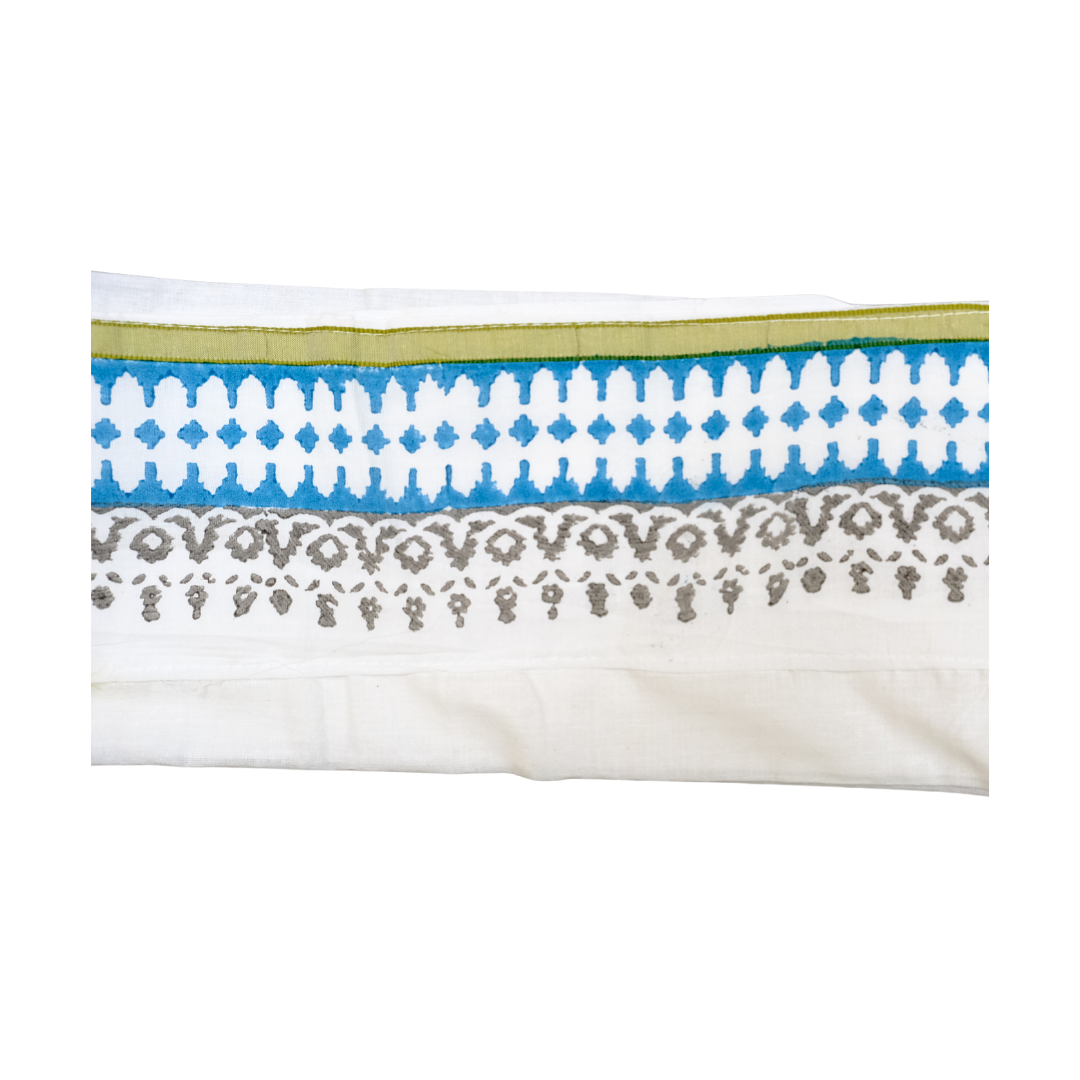 Cotton Uparna - Blue & White