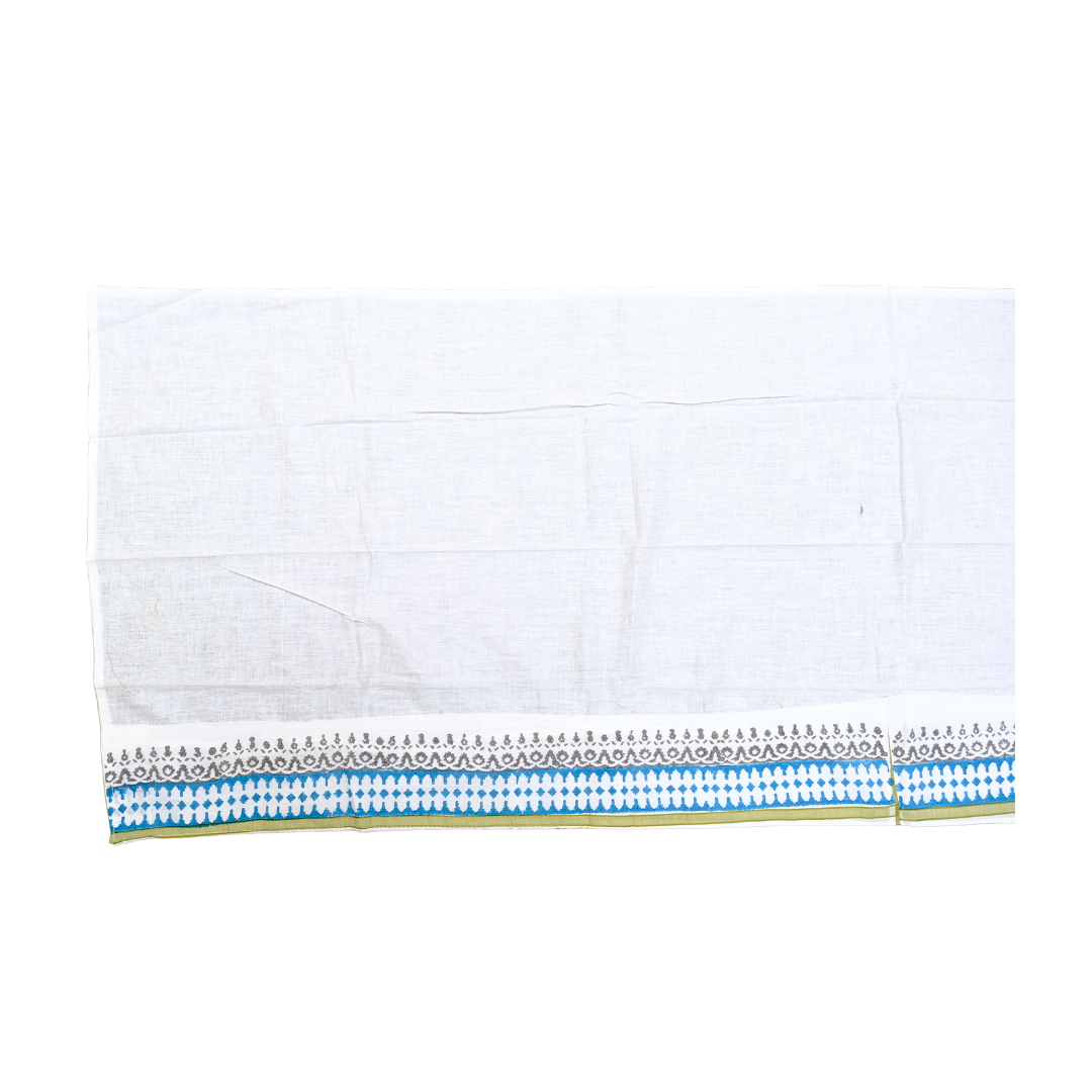 Cotton Uparna - Blue & White
