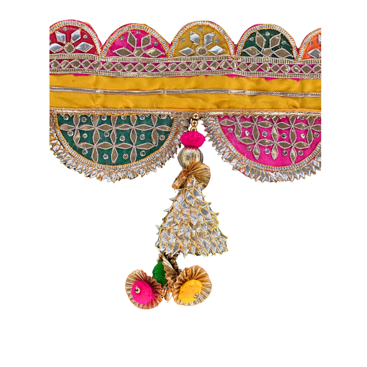 Multi-Color Toran | Yellow Door Valance | Indian Festive Bandhanwar