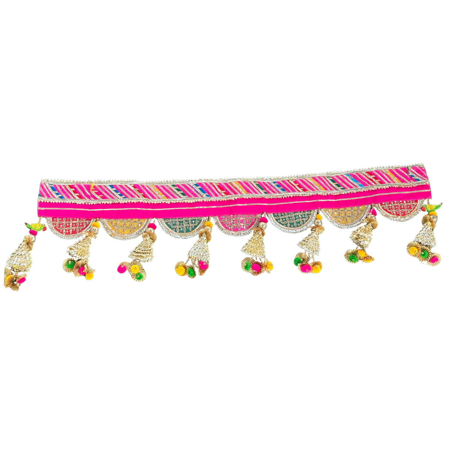 Multi-Color Toran | Yellow Door Valance | Indian Festive Bandhanwar