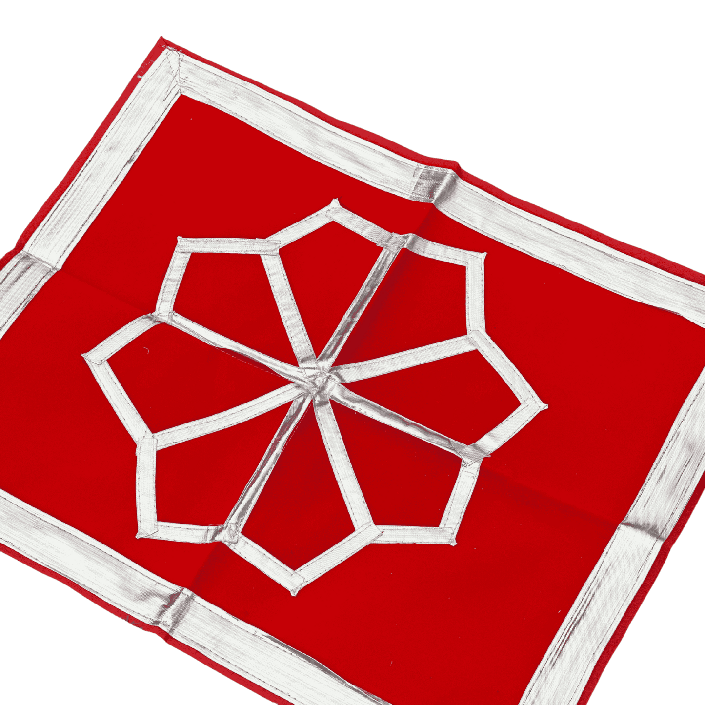 Red & Silver Star Pichwai-style Cloth