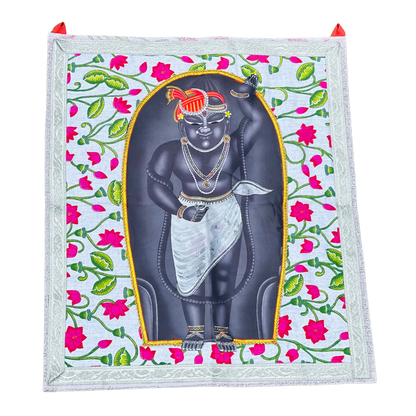 Shrinathji Small Pichwai with Floral Design