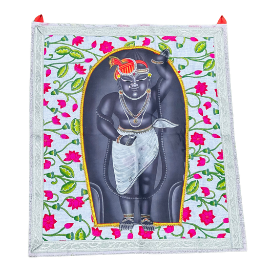 Shrinathji Small Pichwai with Floral Design