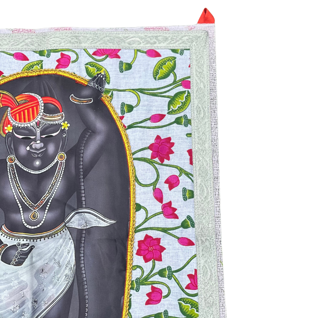 Shrinathji Small Pichwai with Floral Design