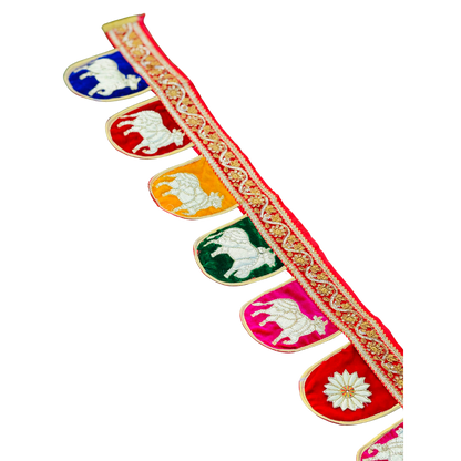 Colorful Cow Toran - Festive Door Hanging