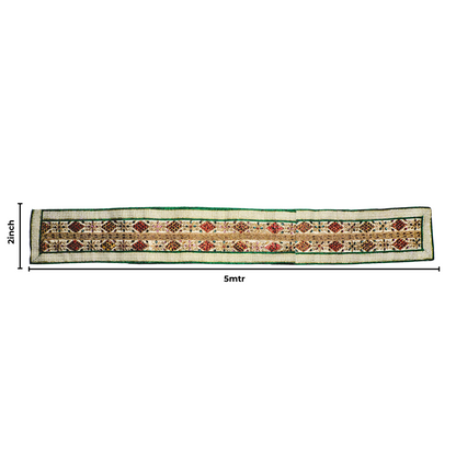 Beautiful Embroidered Uparna with Colorful Stones