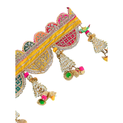 Multi-Color Toran | Yellow Door Valance | Indian Festive Bandhanwar