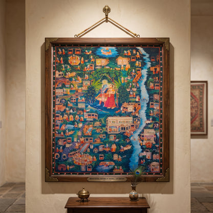 Krishna Leela pichwai painting