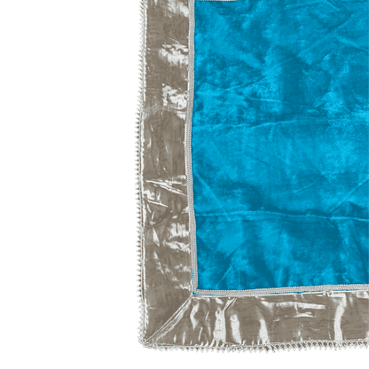 Velvet & Silver Decorative Aasan/Ma