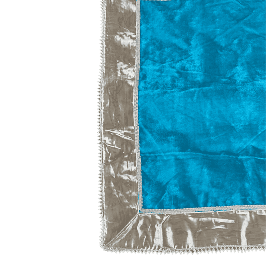 Velvet & Silver Decorative Aasan/Ma