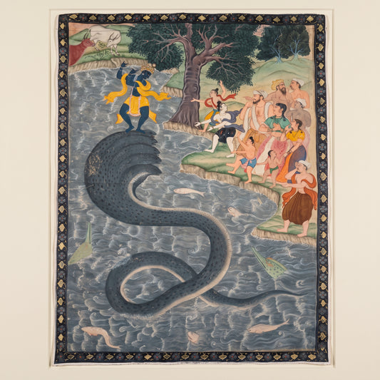 Kaalia Naag Daman pichwai painting