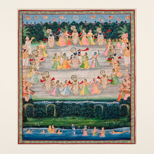 Shreenath ji Raas pichwai painting