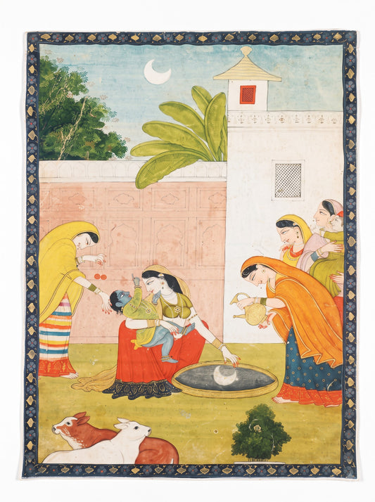 Bal krishna and yashoda maiya Pichwai Painting