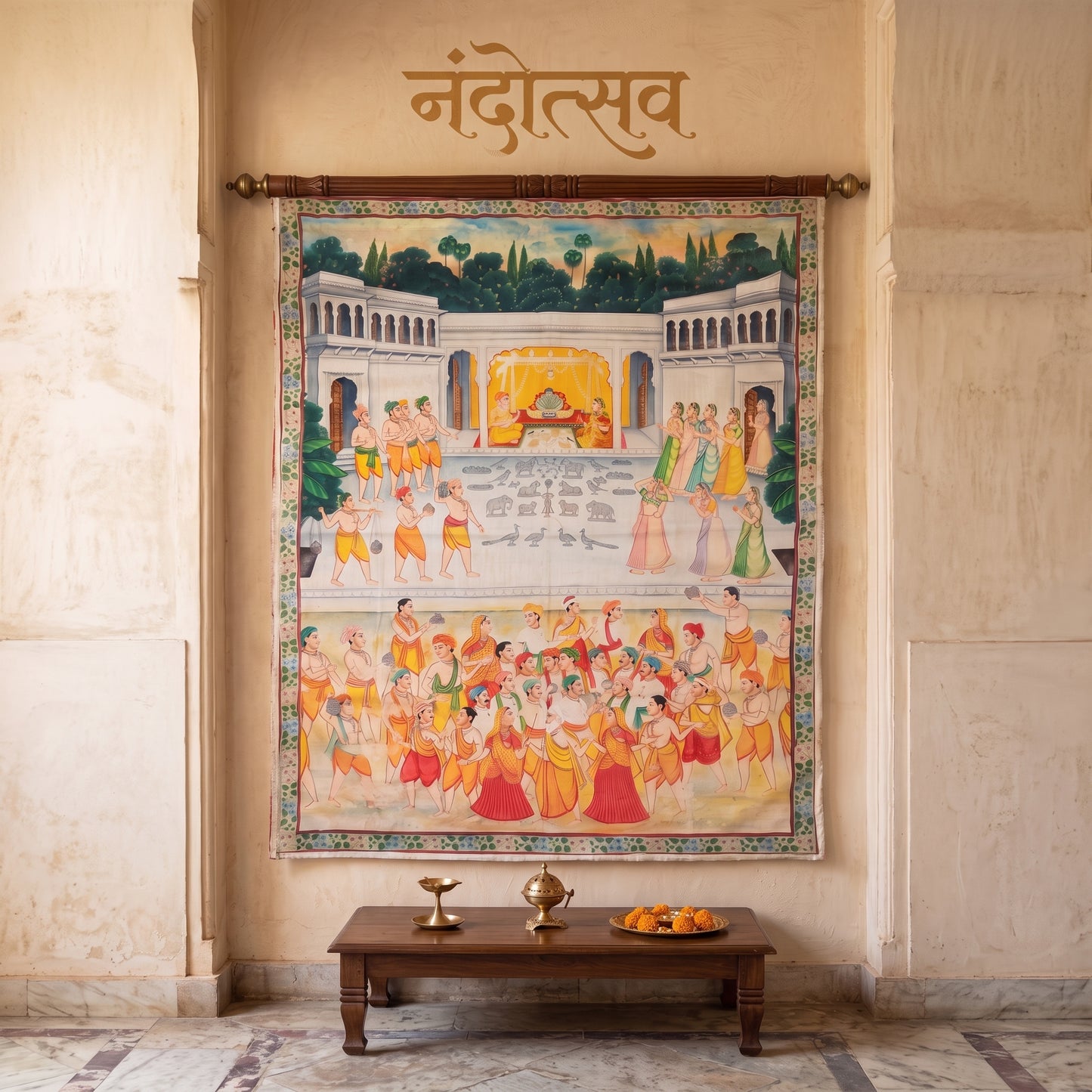 Nandmahotsav Pichwai Painting